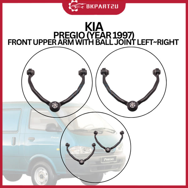 KIA PREGIO (YEAR 1997)  FRONT UPPER ARM WITH BALL JOINT LEFT~RIGHT 3 MONTH WARRANTY