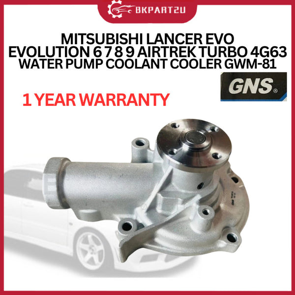 MITSUBISHI LANCER EVOLUTION EVO 6 7 8 9 AIRTREK TURBO 4G63 WATER PUMP COOLANT COOLER GNS GWM-81