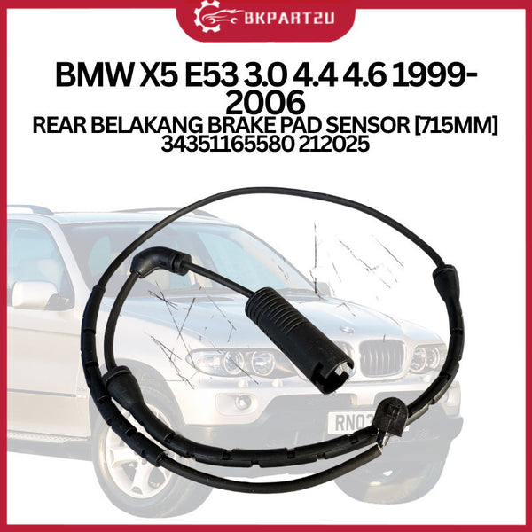 BMW X5 E53 3.0 4.4 4.6 1999-2006 REAR BELAKANG BRAKE PAD SENSOR [715MM] 34351165580 212025