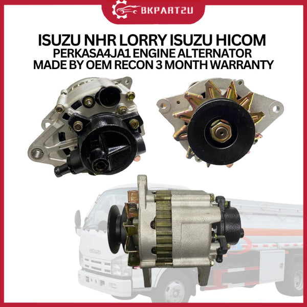 ISUZU NHR LORRY ISUZU HICOM PERKASA 4JA1 ENGINE ALTERNATOR MADE BY OEM RECON 3 MONTH WARRANTY