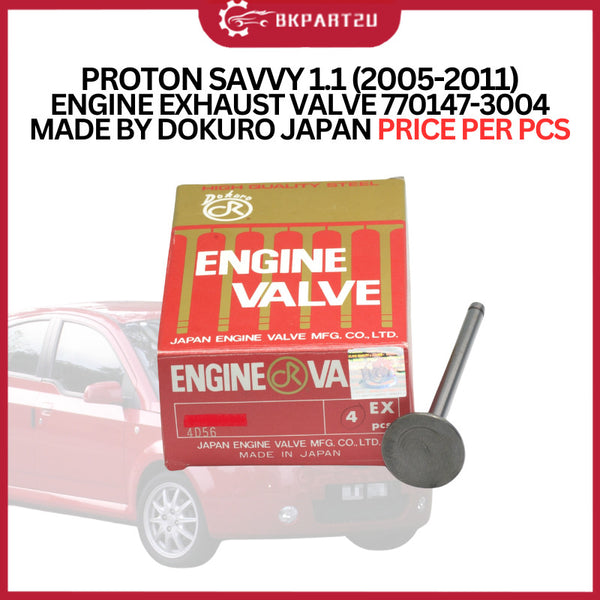 PROTON SAVVY 1.1 (2005-2011) ENGINE EXHAUST VALVE 770147-3004 MADE BY DOKURO JAPAN PRICE PER PCS