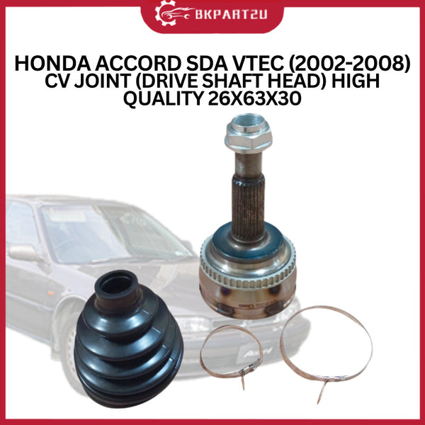 HONDA ACCORD SDA VTEC (2002-2008) CV JOINT (DRIVE SHAFT HEAD) HIGH QUALITY 26X63X30