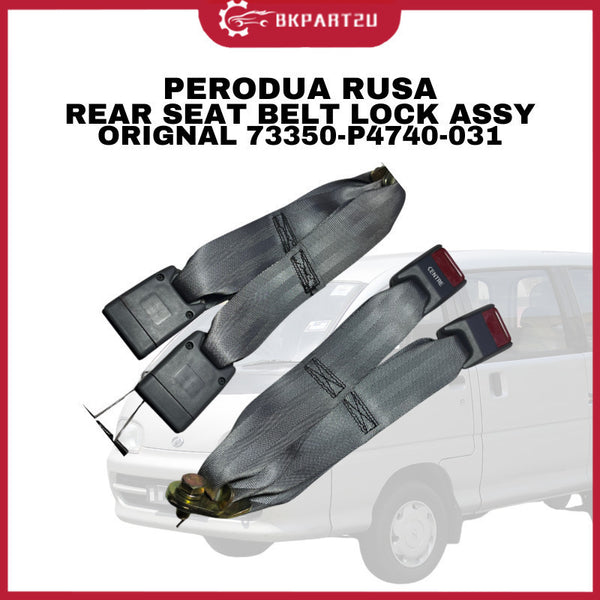 PERODUA RUSA REAR SEAT BELT LOCK ASSY ORIGNAL 73350-P4740-031