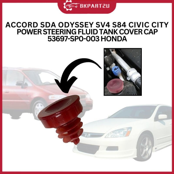 HONDA ACCORD SDA ODYSSEY SV4 S84 CIVIC CITY POWER STEERING FLUID TANK COVER CAP 53697-SP0-003