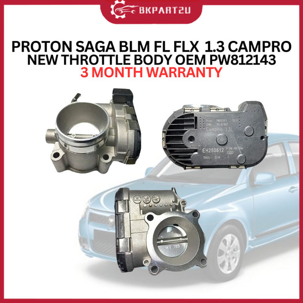 PROTON SAGA BLM FL FLX  1.3 CAMPRO 2008-2015 NEW THROTTLE BODY OEM PW812143 3 MONTH WARRANTY