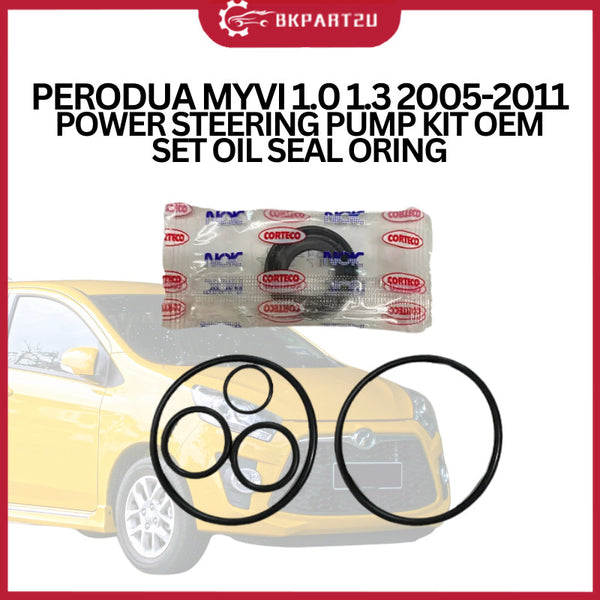 PERODUA MYVI 1.0 1.3 2005-2011 POWER STEERING PUMP KIT OEM SET POWER STEERING PUMP OIL SEAL ORING