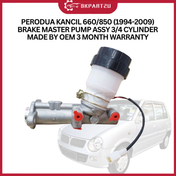 Perodua Kancil 660/850 (1994-2009) Brake Master Pump Assy 3/4 Cylinder Made By Oem 3 Month Warranty