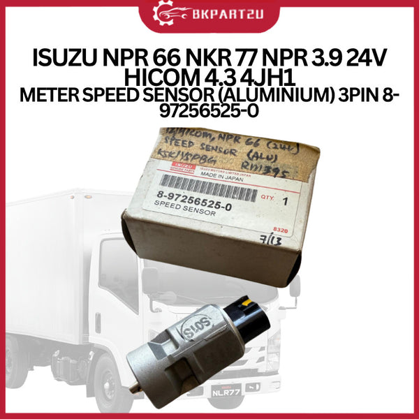 ISUZU NPR 66 NKR 77 NPR 3.9 24V HICOM 4.3 4JH1  METER SPEED SENSOR (ALUMINIUM) 3PIN 8-97256525-0