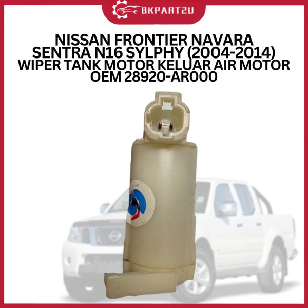 NISSAN FRONTIER NAVARA SENTRA N16 SYLPHY (2004-2014) WIPER TANK MOTOR KELUAR AIR MOTOR OEM 28920-AR000