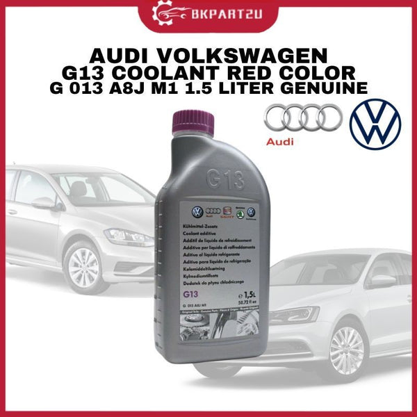 AUDI VOLKSWAGEN (2000-2017) G13 COOLANT RED COLOR MADE BY VOLKSWANGE GENUINE G 013 A8J M1 1.5 LITER