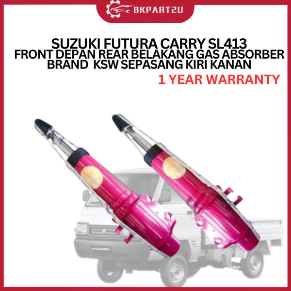 SUZUKI FUTURA CARRY SL413 FRONT DEPAN REAR BELAKANG GAS ABSORBER BRAND  KSW 1 YEAR WARRANTY SEPASANG KIRI KANAN