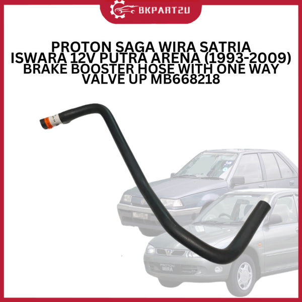 PROTON SAGA WIRA SATRIA ISWARA 12V PUTRA ARENA (1993-2009) BRAKE BOOSTER HOSE WITH ONE WAY VALVE UP MB668218