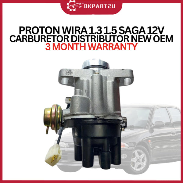 PROTON WIRA 1.3 1.5 SAGA 12V CARBURETOR 1993-2009 DISTRIBUTOR NEW OEM 3 MONTH WARRANTY