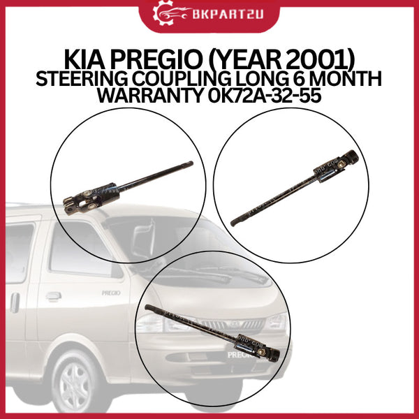 KIA PREGIO (YEAR 2001)  STEERING COUPLING LONG 6 MONTH WARRANTY 0K72A-32-550