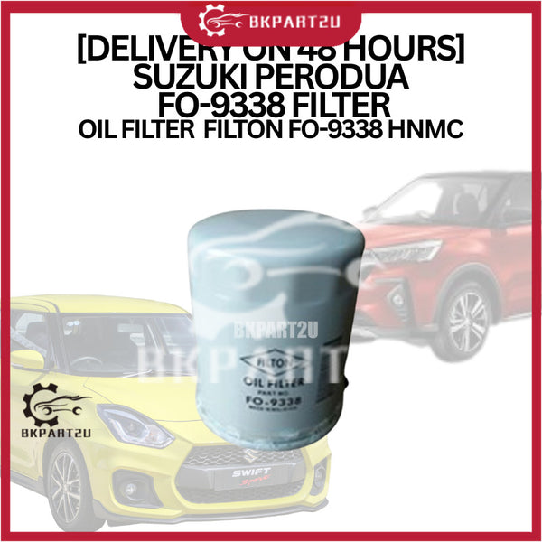[DELIVERY ON 48 HOURS]FO-9338 FILTER SUZUKI PERODUA OIL FILTER  FILTON FO-9338 HNMC
