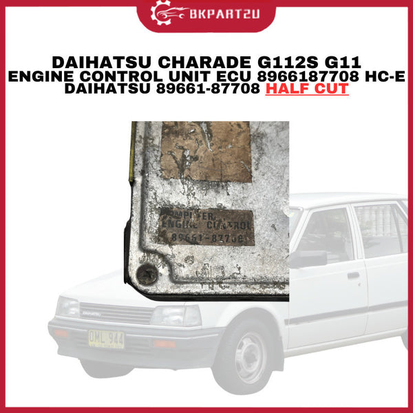 DAIHATSU CHARADE G112S G11 ENGINE CONTROL UNIT ECU 8966187708 HC-E DAIHATSU 89661-87708 HALF CUT