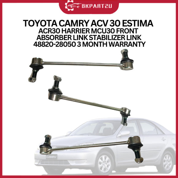TOYOTA CAMRY ACV 30 ESTIMA ACR30 HARRIER MCU30 FRONT ABSORBER LINK STABILIZER LINK 48820-28050 3 MONTH WARRANTY