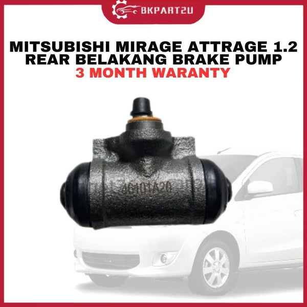 MITSUBISHI MIRAGE ATTRAGE 1.2 REAR BELAKANG BRAKE PUMP HYDRAULIC 3/4 3 MONTH WARRANTY
