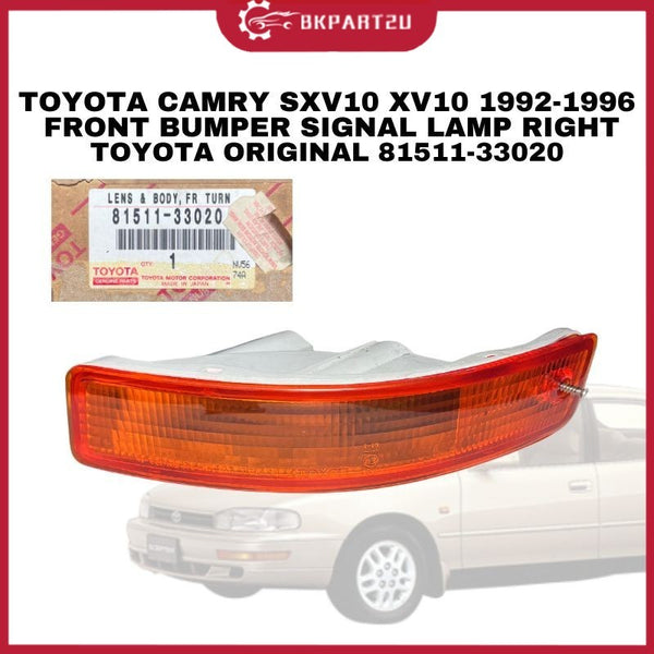 TOYOTA CAMRY SXV10 XV10 1992-1996  FRONT BUMPER SIGNAL LAMP RIGHT TOYOTA ORIGINAL 81511-33020
