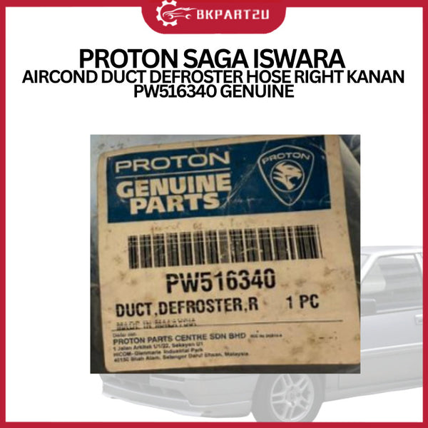 PROTON SAGA ISWARA  AIRCOND DUCT DEFROSTER HOSE RIGHT KANAN PW516340 GENUINE