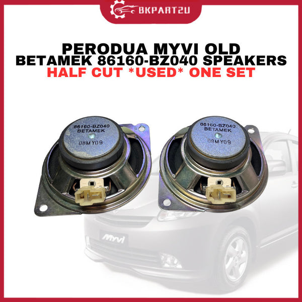 PERODUA MYVI OLD BETAMEK 86160-BZ040 SPEAKERS HALF CUT *USED* ONE SET