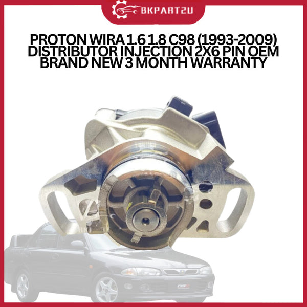 Proton Wira 1.6 1.8 C98 (1993-2009) Distributor Injection 2X6 P Oem New Baru 3 Month Warranty