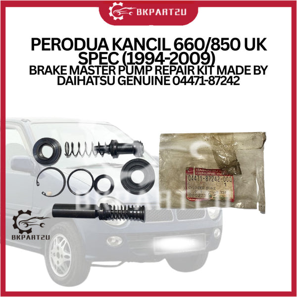 PERODUA KANCIL 660/850 UK SPEC (1994-2009) BRAKE MASTER PUMP REPAIR KIT MADE BY DAIHATSU GENUINE 04471-87242