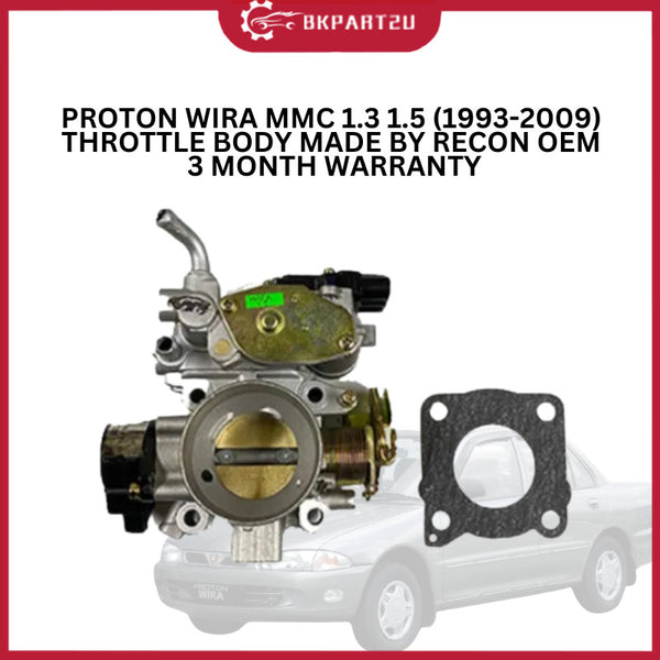 PROTON WIRA MMC 1.3 1.5 (1993-2009) THROTTLE BODY MADE BY RECON OEM 3 MONTH WARRANTY