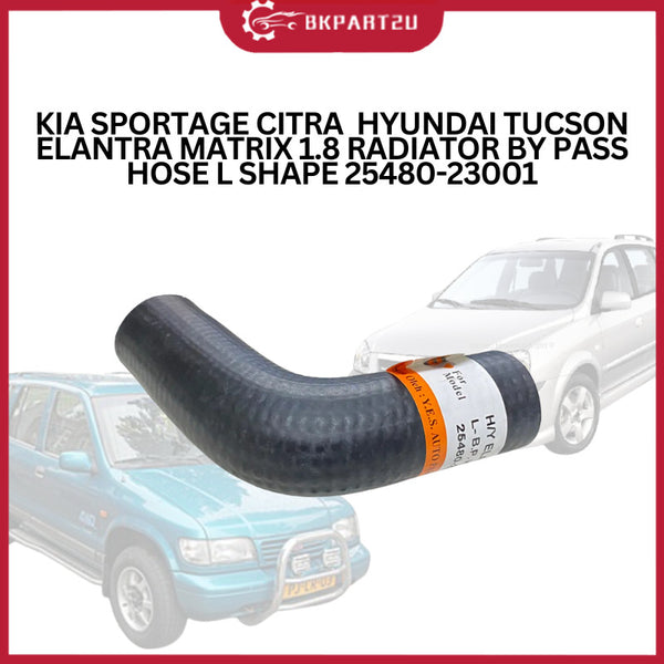 KIA SPORTAGE CITRA FORTE HYUNDAI TUCSON ELANTRA MATRIX 1.8 RADIATOR BY PASS HOSE L SHAPE 25480-23001