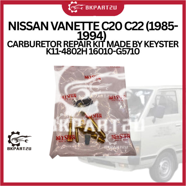 NISSAN VANETTE C20 C22 (1985-1994) CARBURETOR REPAIR KIT MADE BY KEYSTER K11-4802H 16010-G5710