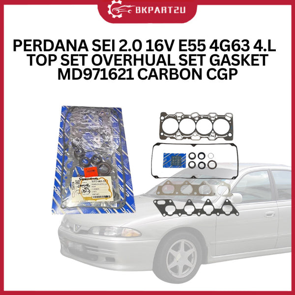 PROTON PERDANA SEI 2.0 16V E55 4G63 4.L  (1993-2009) TOP SET OVERHUAL SET GASKET MD971621 CARBON CGP