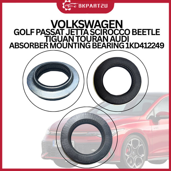 VOLKSWAGEN GOLF PASSAT JETTA SCIROCCO BEETLE TIGUAN TOURAN AUDI ABSORBER MOUNTING BEARING 1KD412249
