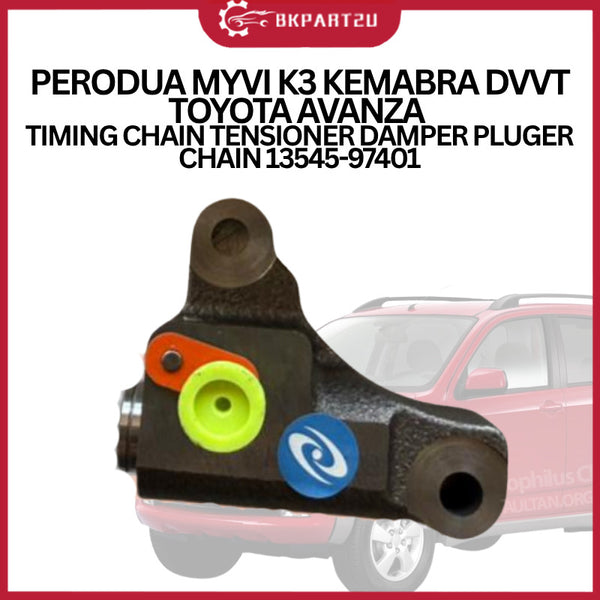 PERODUA MYVI K3 KEMABRA DVVT TOYOTA AVANZA  TIMING CHAIN TENSIONER DAMPER PLUGER CHAIN 13545-97401