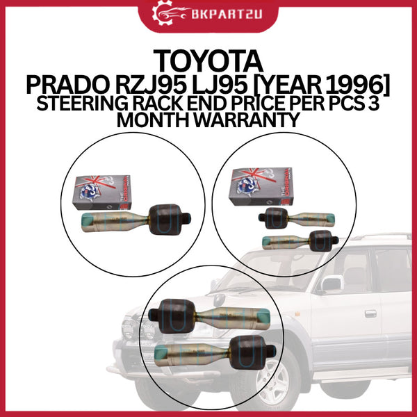 TOYOTA PRADO RZJ95 LJ95 [YEAR 1996] STEERING RACK END PRICE PER PCS 3 MONTH WARRANTY