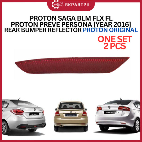 PROTON SAGA BLM FLX FL PROTON PREVE PERSONA [YEAR 2016] REAR BUMPER REFLECTOR PROTON ORIGINAL ONE SET