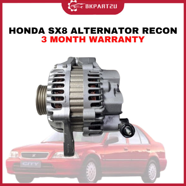 HONDA SX8 ALTERNATOR RECON 3 MONTH WARRANTY