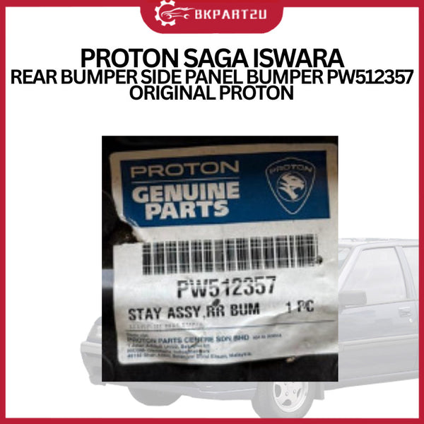 PROTON SAGA ISWARA  REAR BUMPER SIDE PANEL BUMPER PW512357 ORIGINAL PROTON