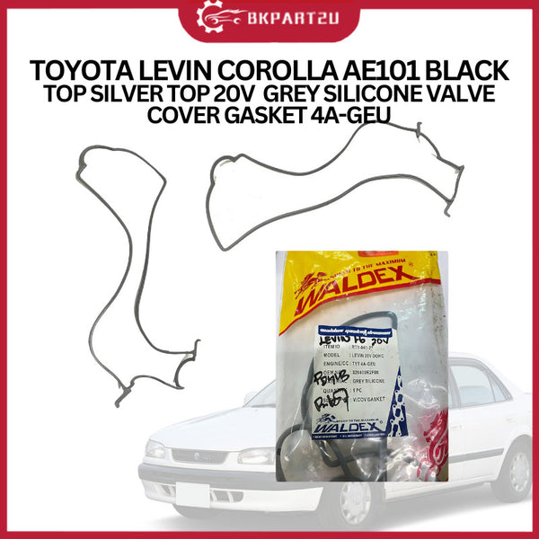 TOYOTA LEVIN COROLLA AE101 BLACK TOP SILVER TOP 20V (1991-1995) GREY SILICONE VALVE COVER GASKET 4A-GEU