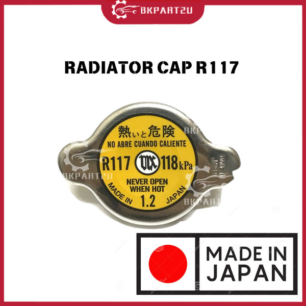 RADIATOR CAP R117 1.2KG/CM 118KPA 17LBS NISSAN 300ZXAlmera Bluebird NV350 Sentra Sunny California Terrano II MAZDA
