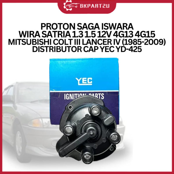 PROTON SAGA ISWARA WIRA SATRIA 1.3 1.5 12V 4G13 4G15 MITSUBISHI COLT III LANCER IV (1985-2009) DISTRIBUTOR CAP YEC