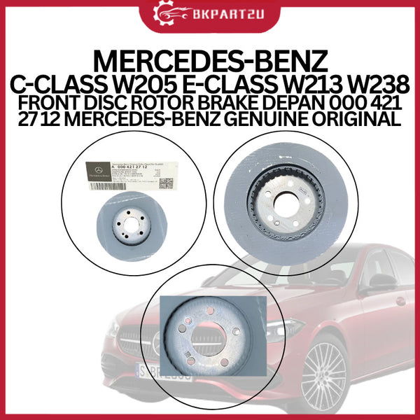 MERCEDES-BENZ C-CLASS W205 E-CLASS W213 W238 FRONT DISC ROTOR BRAKE DEPAN 000 421 27 12 MERCEDES-BENZ GENUINE ORIGINAL