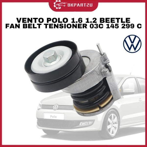 VOLKSWAGEN VENTO POLO 1.6 1.2 BEETLE (2004-2017) FAN BELT TENSIONER  03C 145 299 03C145299C