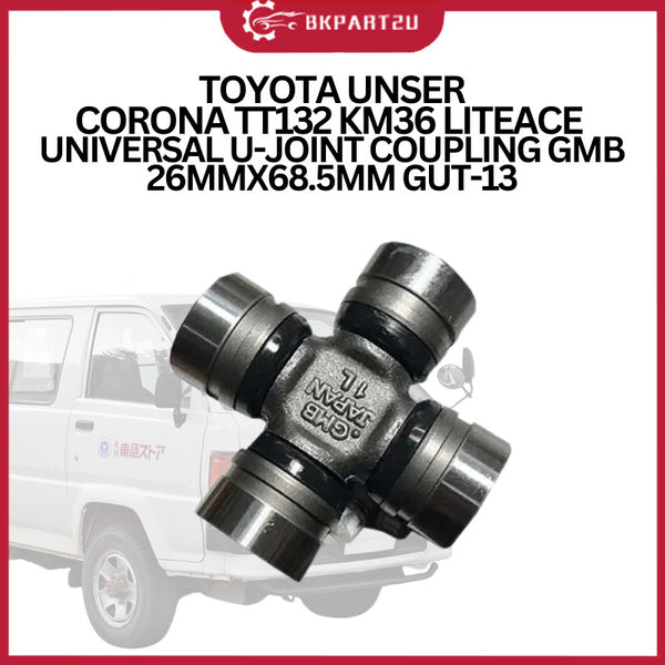 TOYOTA UNSER TT132 KM36 LITEACE 1973-2005 UNIVERSAL U-JOINT COUPLING GMB 26MMX68.5MM GUT-13