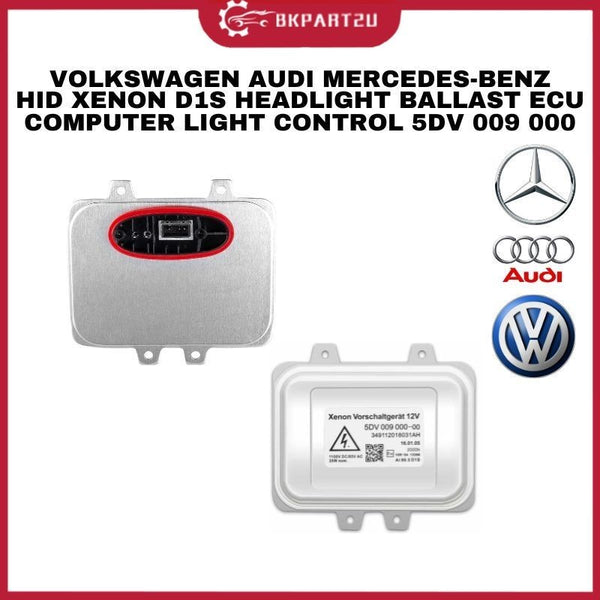 VOLKSWAGEN AUDI MERCEDES-BENZ HID XENON D1S HEADLIGHT BALLAST ECU COMPUTER LIGHT CONTROL 5DV 009 000
