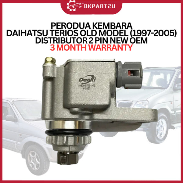 PERODUA KEMBARA DAIHATSU TERIOS OLD MODEL (1997-2005) DISTRIBUTOR 2 PIN NEW OEM 3 MONTH WARRANTY