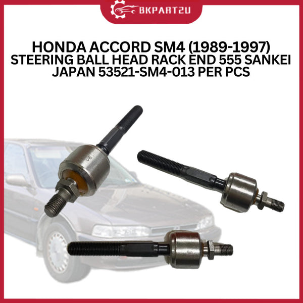 HONDA ACCROD SM4 (1989-1997) STEERING BALL HEAD RACK END 555 SANKEI JAPAN 53521-SM4-013 PER PCS