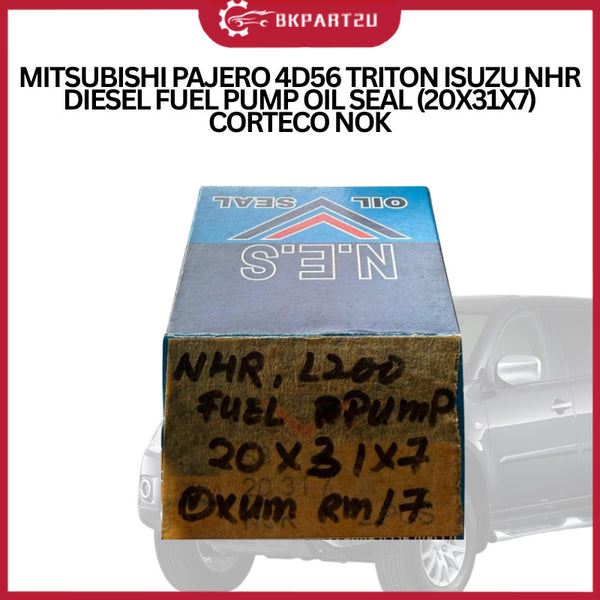 MITSUBISHI PAJERO 4D56 TRITON ISUZU NHR  DIESEL FUEL PUMP OIL SEAL (20X31X7) CORTECO NOK