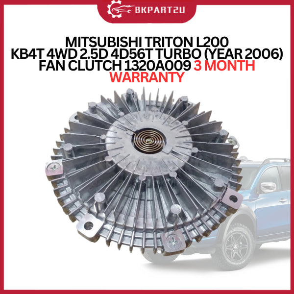 MITSUBISHI TRITON L200 KB4T 4WD 2.5D 4D56T TURBO (YEAR 2006) FAN CLUTCH 1320A009 3 MONTH WARRANTY