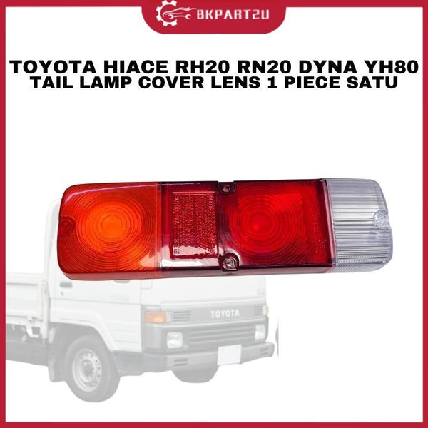 TOYOTA HIACE RH20 RN20 DYNA YH80 TAIL LAMP COVER LENS 1 PIECE SATU