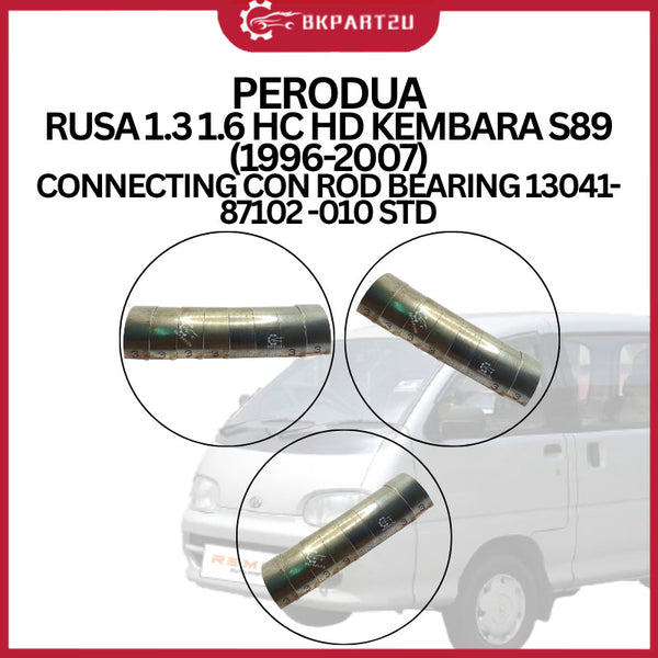 PERODUA RUSA 1.3 1.6 HC HD KEMBARA S89 (1996-2007) CONNECTING CON ROD BEARING 13041-87102 -010 STD